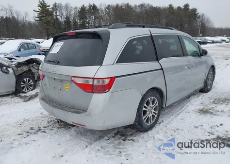2013 Honda Odyssey Ex-L from USA, damaged, VIN 5FNRL5H69DB046874
